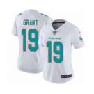 Women's Nike Miami Dolphins #19 Jakeem Grant White Vapor Untouchable Elite Player NFL Jersey