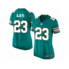 Women's Nike Miami Dolphins #23 Jay Ajayi Limited Aqua Green Alternate NFL Jersey