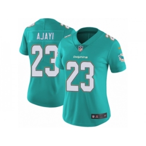 Women's Nike Miami Dolphins #23 Jay Ajayi Vapor Untouchable Limited Aqua Green Team Color NFL Jersey