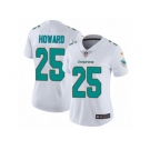 Women's Nike Miami Dolphins #25 Xavien Howard Vapor Untouchable Limited White NFL Jersey