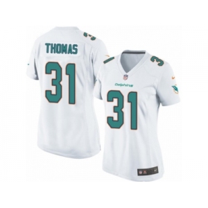 Women's Nike Miami Dolphins #31 Michael Thomas Limited White NFL Jersey