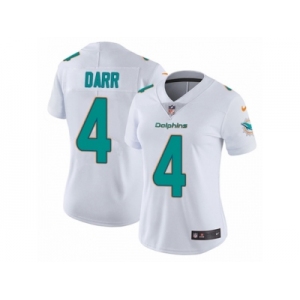 Women's Nike Miami Dolphins #4 Matt Darr Vapor Untouchable Limited White NFL Jersey