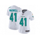 Women's Nike Miami Dolphins #41 Byron Maxwell Vapor Untouchable Limited White NFL Jersey