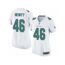 Women's Nike Miami Dolphins #46 Neville Hewitt Limited White NFL Jersey