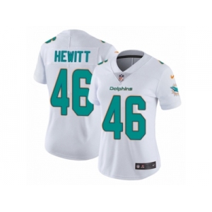 Women's Nike Miami Dolphins #46 Neville Hewitt Vapor Untouchable Limited White NFL Jersey