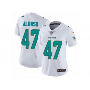 Women's Nike Miami Dolphins #47 Kiko Alonso Vapor Untouchable Limited White NFL Jersey