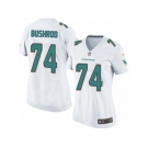 Women's Nike Miami Dolphins #74 Jermon Bushrod Game White NFL Jersey