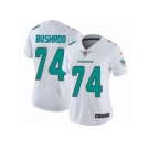 Women's Nike Miami Dolphins #74 Jermon Bushrod Vapor Untouchable Limited White NFL Jersey