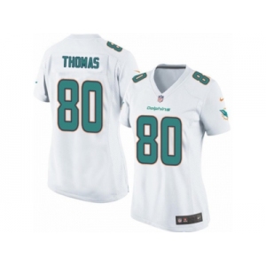 Women's Nike Miami Dolphins #80 Julius Thomas Limited White NFL Jersey