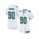 Women's Nike Miami Dolphins #90 Charles Harris Limited White NFL Jersey