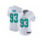 Women's Nike Miami Dolphins #93 Ndamukong Suh Vapor Untouchable Limited White NFL Jersey