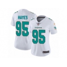 Women's Nike Miami Dolphins #95 William Hayes Vapor Untouchable Limited White NFL Jersey