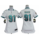 nike women nfl jerseys Miami Dolphins #91 Cameron Wake White[nike]