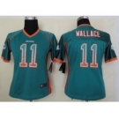 nike women nfl jerseys miami dolphins #11 mike wallace green[Elite drift fashion]