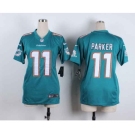 nike women nfl jerseys miami dolphins #11 parker green[nike][parker]