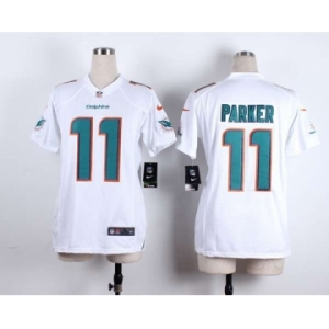 nike women nfl jerseys miami dolphins #11 parker white[nike][parker]