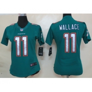 nike women nfl jerseys miami dolphins #11 wallace green[nike limited]