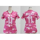 nike women nfl jerseys miami dolphins #11 wallace pink[fashion camo]