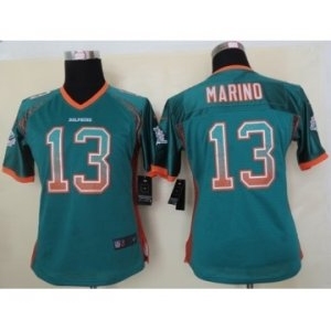 nike women nfl jerseys miami dolphins #13 dan marino green[Elite drift fashion]