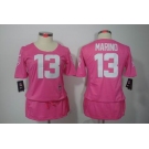 nike women nfl jerseys miami dolphins #13 dan marino pink[breast cancer awareness]