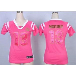 nike women nfl jerseys miami dolphins #13 marino pink[fashion Rhinestone sequins]