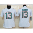 nike women nfl jerseys miami dolphins #13 marino white[new nike limited]