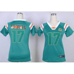 nike women nfl jerseys miami dolphins #17 ryan tannehill green[fashion Rhinestone sequins]