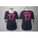 nike women nfl jerseys miami dolphins #17 tannehill dk.grey[breast cancer awareness]