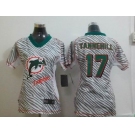 nike women nfl jerseys miami dolphins #17 tannehill [fem fan zebra]