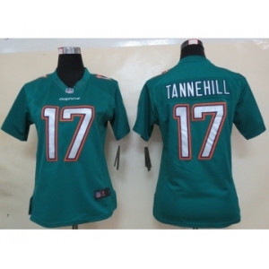 nike women nfl jerseys miami dolphins #17 tannehill green[new nike limited]