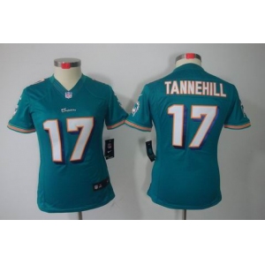 nike women nfl jerseys miami dolphins #17 tannehill green[nike limited]