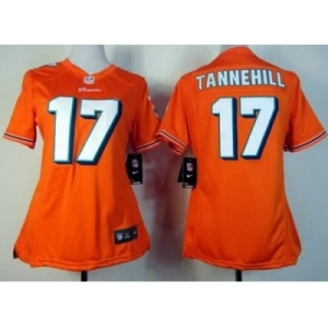 nike women nfl jerseys miami dolphins #17 tannehill orange[nike]