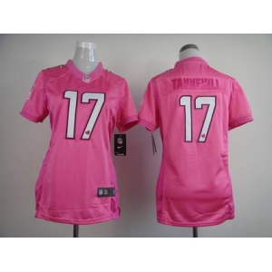 nike women nfl jerseys miami dolphins #17 tannehill pink[2012 nike love]