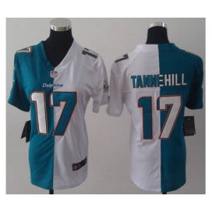 nike women nfl jerseys miami dolphins #17 tannehill white-green[nike split]