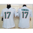 nike women nfl jerseys miami dolphins #17 tannehill white[new nike limited]