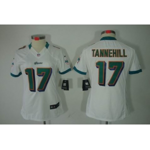 nike women nfl jerseys miami dolphins #17 tannehill white[nike limited]