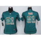 nike women nfl jerseys miami dolphins #91 wake green[Strobe Limited]