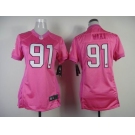 nike women nfl jerseys miami dolphins #91 wake pink[2012 nike love]