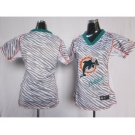 nike women nfl jerseys miami dolphins blank[fem fan zebra]