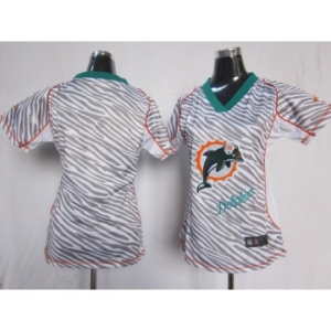 nike women nfl jerseys miami dolphins blank[fem fan zebra]