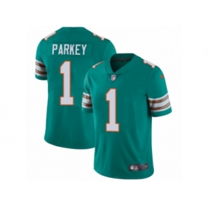 Youth Nike Miami Dolphins #1 Cody Parkey Aqua Green Alternate Vapor Untouchable Limited Player NFL Jersey