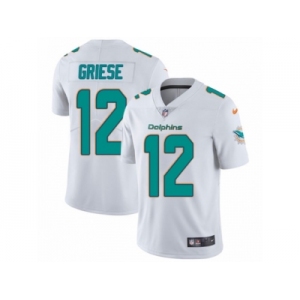 Youth Nike Miami Dolphins #12 Bob Griese Vapor Untouchable Limited White NFL Jersey