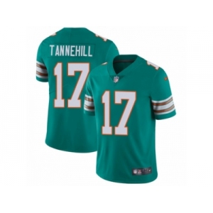 Youth Nike Miami Dolphins #17 Ryan Tannehill Vapor Untouchable Limited Aqua Green Alternate NFL Jersey