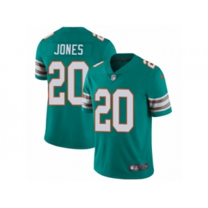 Youth Nike Miami Dolphins #20 Reshad Jones Vapor UntouchableLimited Aqua Green Alternate NFL Jersey