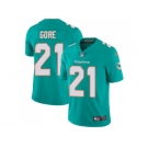 Youth Nike Miami Dolphins #21 Frank Gore Aqua Green Team Color Stitched NFL Vapor Untouchable Limited Jersey