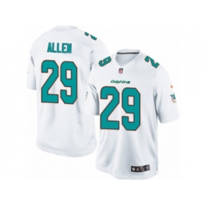 Youth Nike Miami Dolphins #29 Nate Allen Limited White NFL Jersey