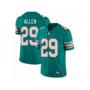 Youth Nike Miami Dolphins #29 Nate Allen Vapor Untouchable Limited Aqua Green Alternate NFL Jersey