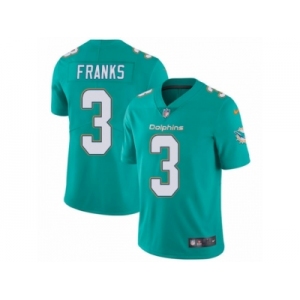 Youth Nike Miami Dolphins #3 Andrew Franks Vapor Untouchable Limited Aqua Green Team Color NFL Jersey