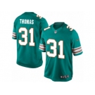 Youth Nike Miami Dolphins #31 Michael Thomas Limited Aqua Green Alternate NFL Jersey