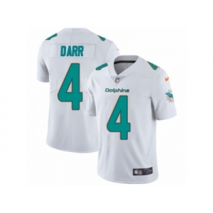 Youth Nike Miami Dolphins #4 Matt Darr Vapor Untouchable Limited White NFL Jersey